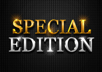 SPECIAL EDITION BANNER SIGN TAG MARKETING PROMOTION