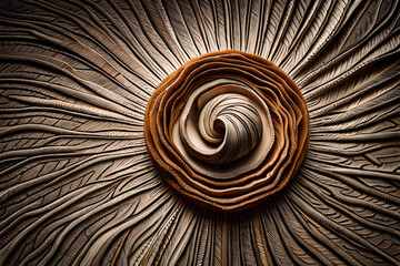 Dried plants that form beautiful art. Texture of natural plaited from dried plant leaves