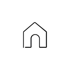 Home Line Style Icon Design 