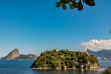 Pão de açúcar e ilha de boa viagem de niterói