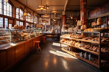 Bakery Interior, Generative AI 