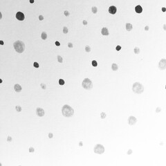 Handwritten Circles. Blot Brown Casual Acrylic