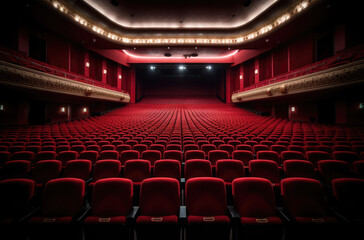 empty cinema auditorium