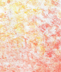 Watercolor painting abstract background or red and yellow  abstract watercolor texture backdrop on paper. Template for summer colorful concept, card and poster. Hand painted texture style.