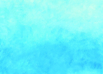 Acrylic color painting abstract background or blue abstract texture backdrop on paper. Nature of sky and clouds concept. copy space for the text. Hand painted texture style.