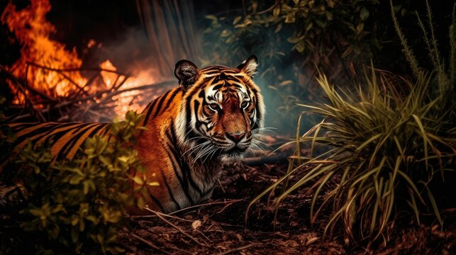 tiger habitat is gone, moving to residential areas