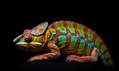 Vibrant World: A Kaleidoscope of Colorful Chameleons in their Natural Habitat
GENERATIVE AI, AI GENERATIVA