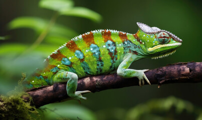 Vibrant World: A Kaleidoscope of Colorful Chameleons in their Natural Habitat
GENERATIVE AI, AI GENERATIVA