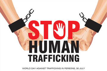 World Day Against Trafficking in Persons. Stop human trafficking