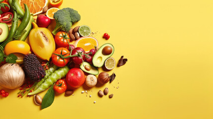 Obraz na płótnie Canvas Vegetarian food, HD, Background Wallpaper, Desktop Wallpaper