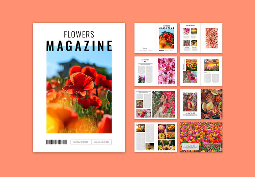 Flower MagazineTemplate