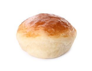 Tasty scone prepared on soda water isolated on white