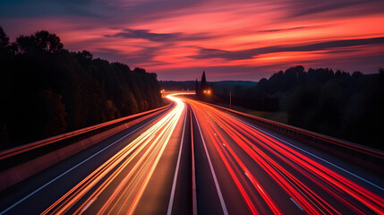 traffic on the highway