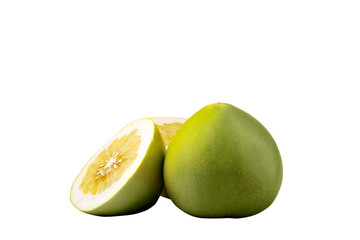 Pomelo or Chinese grapefruit isolated on transparent background