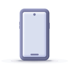 Smartphone 3d concept icon full editable and vector