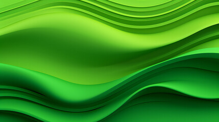 Naklejka premium Green abstract luxury satin fabric background. Created with generative AI technology
