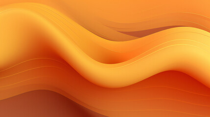 Orange abstract luxury satin fabric background. Created with generative AI technology