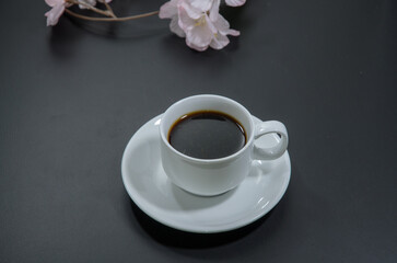 ホットコーヒーでホッと一息