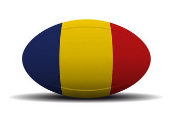 Fototapeta premium Romania Rugby Ball - 2023 Tournament