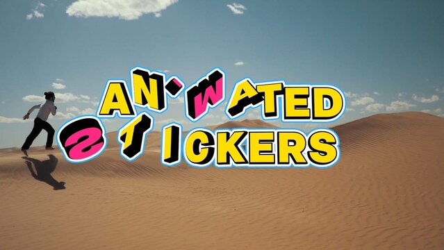 Animated Text Stickers