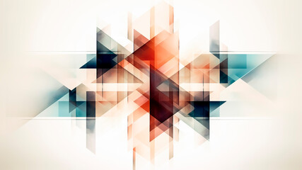 Abstract background, mosaic triangle pattern with transparent effects.