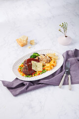 korea food on the table