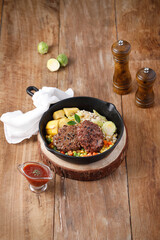 stew with vegetables