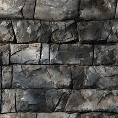 Fototapeta premium Seamless Rock Texture Wall Background.