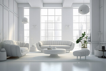 Fototapeta na wymiar living room aesthetics Made with Generative AI