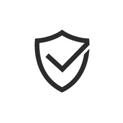 guarantee check mark icon vector concept design template