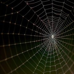 Spider and cobweb background. The scary of the halloween symbol