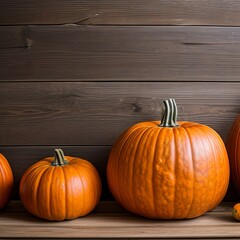 Still life with pumpkins for decorations Halloween background