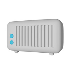 heater 3d icon illustration