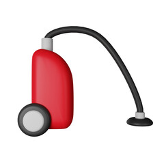 Vacuum Cleaner 3d icon illustration