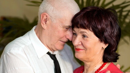 portrait of a happy mature