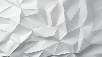 White bright crumpled paper texture background banner