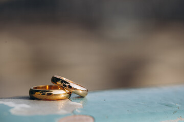 rings on a table