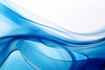 Abstract marine background with smooth blue lines full screen
