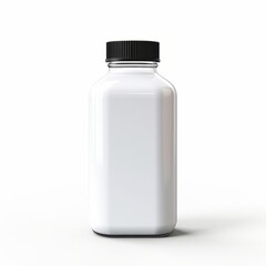 glass bottle milk bottle white plastic bottle liquid