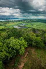 View from the Watchtower-lookout, Tihany peninsula, Hungary