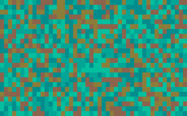 Abstract pixel pattern with vibrant colors and geometric shapes. Modern, minimalistic design for versatile use in various creative projects.Trendy and eye-catching, perfect for digital art, background