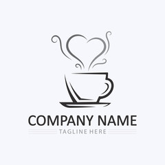 Coffee cup Logo Template