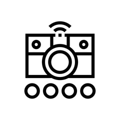 color sensor line icon