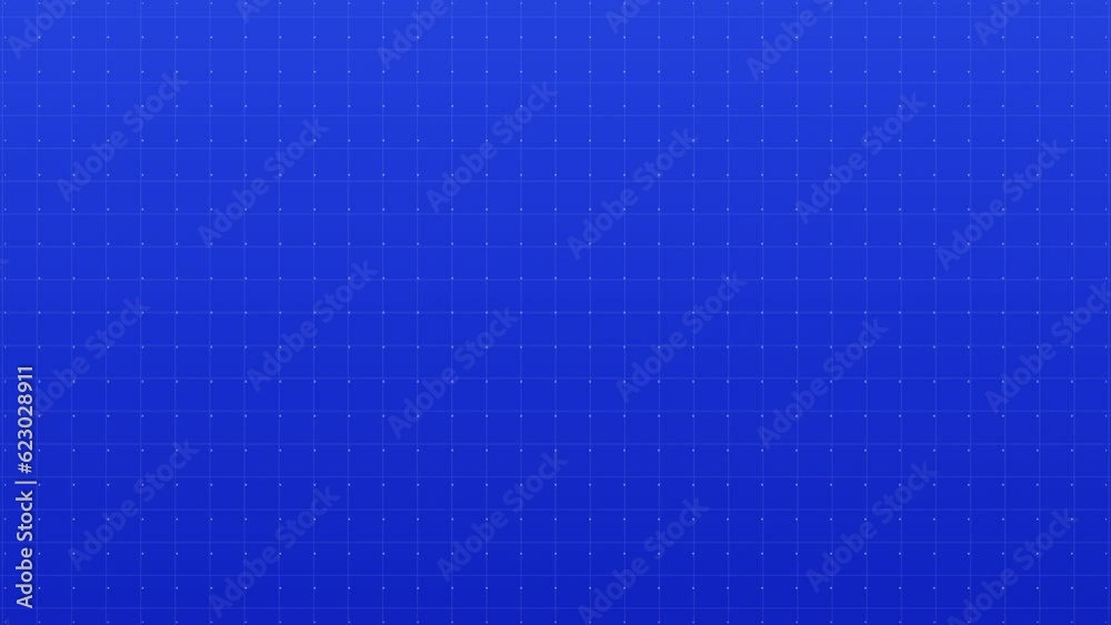 Wall mural 4k simple grid animation with cool gradient colors moving randomly in the backdrop. cool scifi hi te