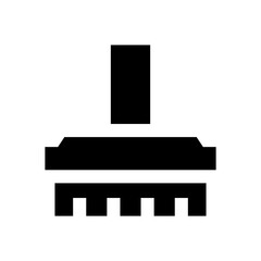broom glyph icon