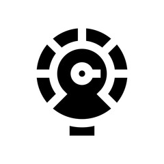 pressure glyph icon