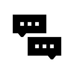 chat glyph icon
