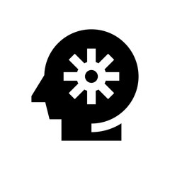 mind glyph icon