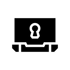 password glyph icon