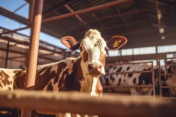 Foto op Plexiglas Cow at Livestock Farm © Filippo Carlot